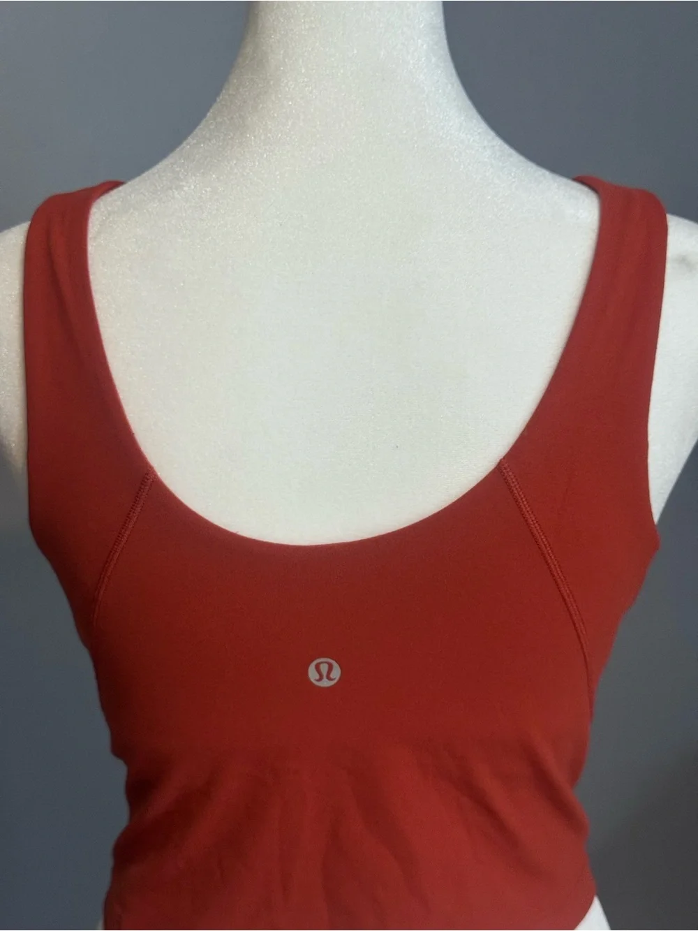 lululemon athletica High-Neck Crop Tank Top - Rust